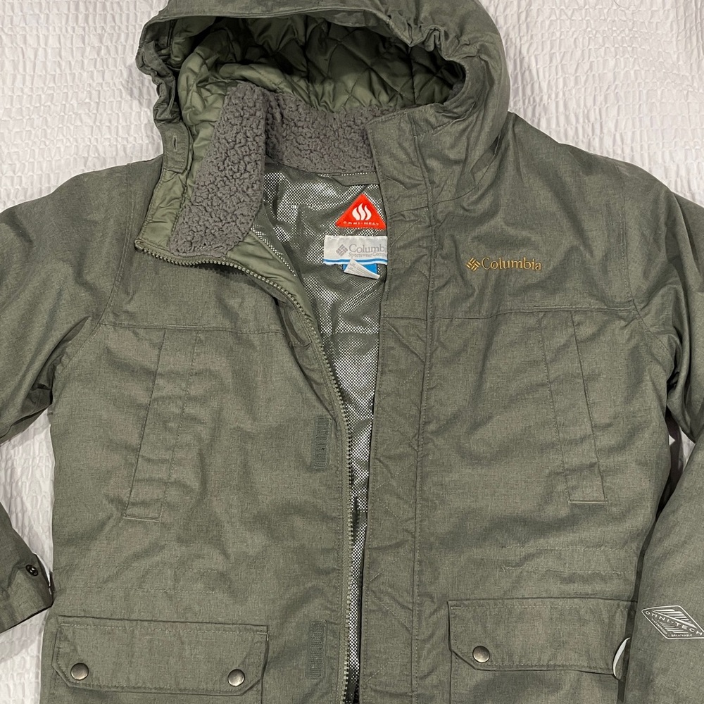Columbia Kids' Olive Green Puffer Jacket